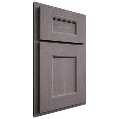 Shiloh Cabinetry Partial Overlay Aspen White Oak Quarter Sawn Flagstone Door