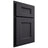 Shiloh Cabinetry Partial Overlay Aspen White Oak Quarter Sawn Harbor Door