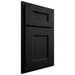 Shiloh Cabinetry Partial Overlay Aspen White Oak Quarter Sawn Ink Door
