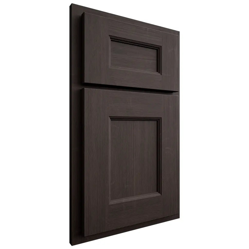 Shiloh Cabinetry Partial Overlay Aspen White Oak Quarter Sawn Morel Door