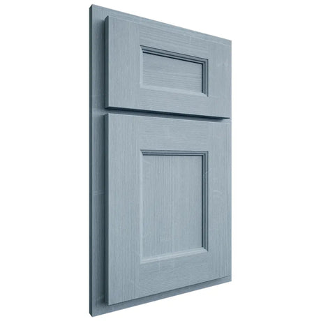 Shiloh Cabinetry Partial Overlay Aspen White Oak Quarter Sawn Sky Door