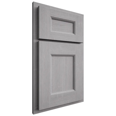 Shiloh Cabinetry Partial Overlay Aspen White Oak Quarter Sawn Stratus Door