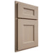 Shiloh Cabinetry Partial Overlay Aspen White Oak Quarter Sawn Straw Door