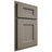 Shiloh Cabinetry Partial Overlay Aspen White Oak Quarter Sawn Thyme Door