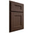 Shiloh Cabinetry Partial Overlay Aspen White Oak Rift Cut Braun Door