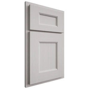 Shiloh Cabinetry Partial Overlay Aspen White Oak Rift Cut Cotton Door
