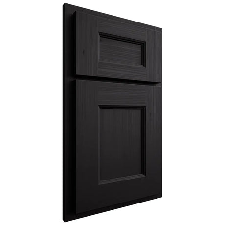 Shiloh Cabinetry Partial Overlay Aspen White Oak Rift Cut Espresso Door