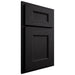 Shiloh Cabinetry Partial Overlay Aspen White Oak Rift Cut Espresso Door