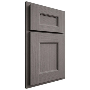 Shiloh Cabinetry Partial Overlay Aspen White Oak Rift Cut Flagstone Door