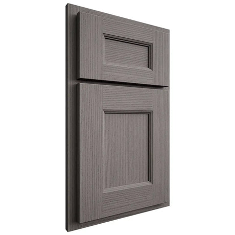 Shiloh Cabinetry Partial Overlay Aspen White Oak Rift Cut Flagstone Door