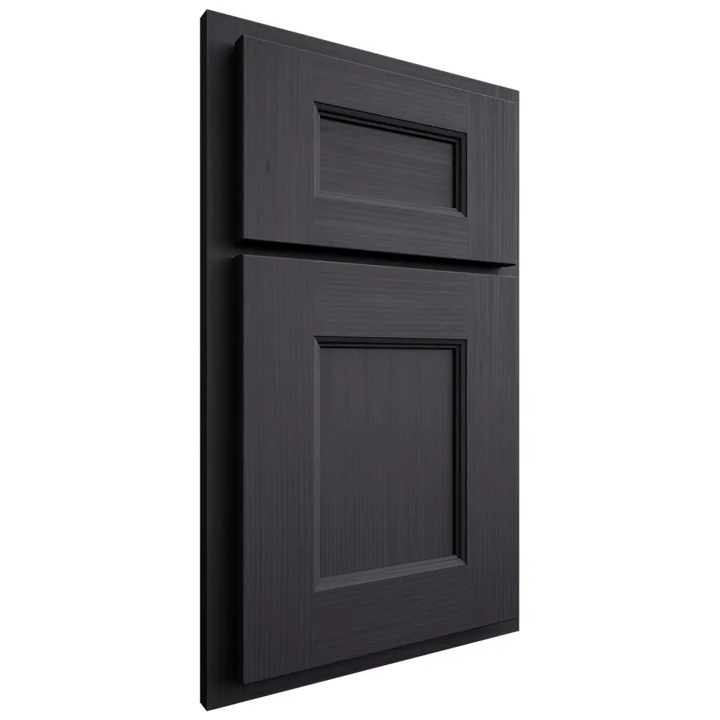 Shiloh Cabinetry Partial Overlay Aspen White Oak Rift Cut Harbor Door
