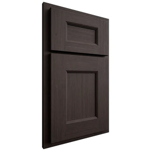 Shiloh Cabinetry Partial Overlay Aspen White Oak Rift Cut Morel Door