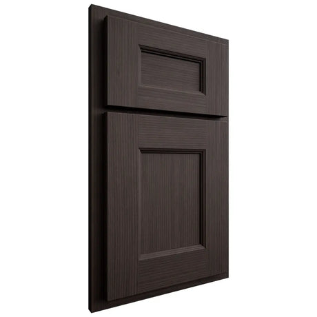 Shiloh Cabinetry Partial Overlay Aspen White Oak Rift Cut Morel Door