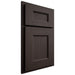 Shiloh Cabinetry Partial Overlay Aspen White Oak Rift Cut Morel Door