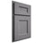Shiloh Cabinetry Partial Overlay Aspen White Oak Rift Cut Sterling Door