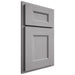 Shiloh Cabinetry Partial Overlay Aspen White Oak Rift Cut Stratus Door