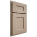 Shiloh Cabinetry Partial Overlay Aspen White Oak Rift Cut Straw Door