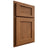 Shiloh Cabinetry Partial Overlay Beaded Century Cherry Plain Cut Coffee Door