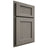 Shiloh Cabinetry Partial Overlay Beaded Century Cherry Plain Cut Thyme Door