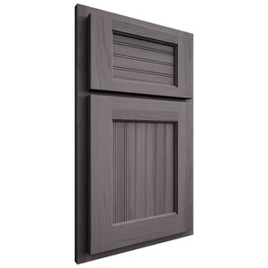 Shiloh Cabinetry Partial Overlay Beaded Century Hickory Plain Cut Cadet Door