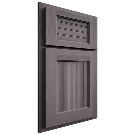 Shiloh Cabinetry Partial Overlay Beaded Century Hickory Plain Cut Cadet Door