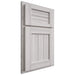 Shiloh Cabinetry Partial Overlay Beaded Century Hickory Plain Cut Cotton Door