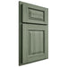 Shiloh Cabinetry Partial Overlay Beaded Century Hickory Plain Cut Moss Door