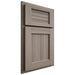 Shiloh Cabinetry Partial Overlay Beaded Century Hickory Plain Cut Sterling Door