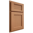 Shiloh Cabinetry Partial Overlay Beaded Century Maple Plain Cut Cashmere Door