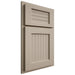 Shiloh Cabinetry Partial Overlay Beaded Century Maple Plain Cut Pebble Door