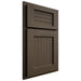 Shiloh Cabinetry Partial Overlay Beaded Century Maple Plain Cut Perfect Brown Door