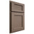 Shiloh Cabinetry Partial Overlay Beaded Century Maple Plain Cut Rockbridge Door