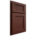 Shiloh Cabinetry Partial Overlay Beaded Century Maple Plain Cut Sable Door