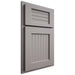 Shiloh Cabinetry Partial Overlay Beaded Century Paintable Dovetail Gray Door