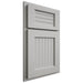 Shiloh Cabinetry Partial Overlay Beaded Century Paintable Unusual Gray Door