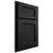 Shiloh Cabinetry Partial Overlay Beaded Century Poplar Plain Cut Harbor Door
