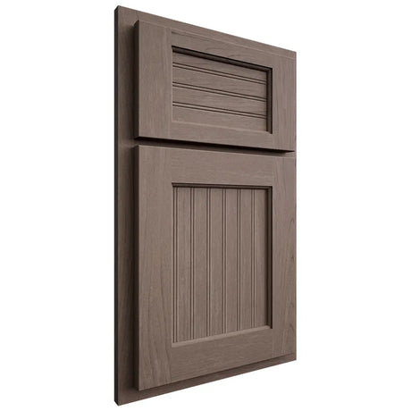 Shiloh Cabinetry Partial Overlay Beaded Century Poplar Plain Cut River Rock Door