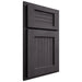 Shiloh Cabinetry Partial Overlay Beaded Century Red Oak Plain Cut Harbor Door