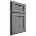 Shiloh Cabinetry Partial Overlay Beaded Century White Oak Plain Cut Cadet Door