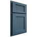 Shiloh Cabinetry Partial Overlay Beaded Century White Oak Plain Cut Hudson Door