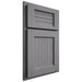 Shiloh Cabinetry Partial Overlay Beaded Century White Oak Plain Cut Sterling Door