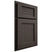 Shiloh Cabinetry Partial Overlay Beaded Century White Oak Quarter Sawn Creekside Door