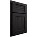 Shiloh Cabinetry Partial Overlay Beaded Century White Oak Quarter Sawn Espresso Door