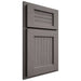 Shiloh Cabinetry Partial Overlay Beaded Century White Oak Quarter Sawn Flagstone Door