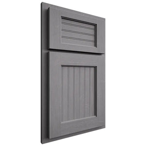 Shiloh Cabinetry Partial Overlay Beaded Century White Oak Quarter Sawn Sterling Door