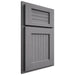 Shiloh Cabinetry Partial Overlay Beaded Century White Oak Quarter Sawn Sterling Door