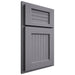 Shiloh Cabinetry Partial Overlay Beaded Century White Oak Rift Cut Cadet Door