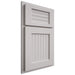 Shiloh Cabinetry Partial Overlay Beaded Century White Oak Rift Cut Cotton Door