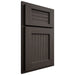 Shiloh Cabinetry Partial Overlay Beaded Century White Oak Rift Cut Creekside Door