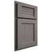 Shiloh Cabinetry Partial Overlay Beaded Century White Oak Rift Cut Flagstone Door